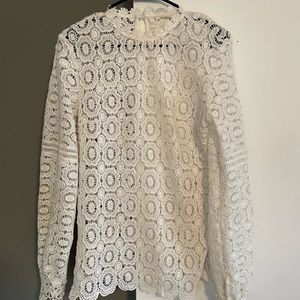 White blouse, sheer design